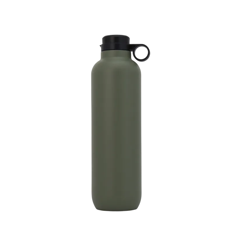32oz Stainless Steel Insulated Water Bottle, Double - Wall Vacuum Sealed, Durable Travel Tumbler with Carrying Loop for Hot & Cold Beverages